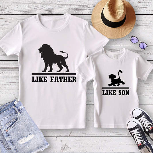 Lion Cub Father Son Combo T-shirt