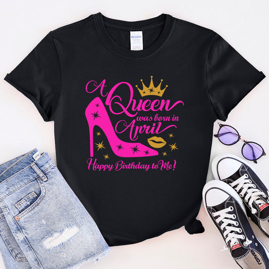 April Month Birthday T-shirt for Women