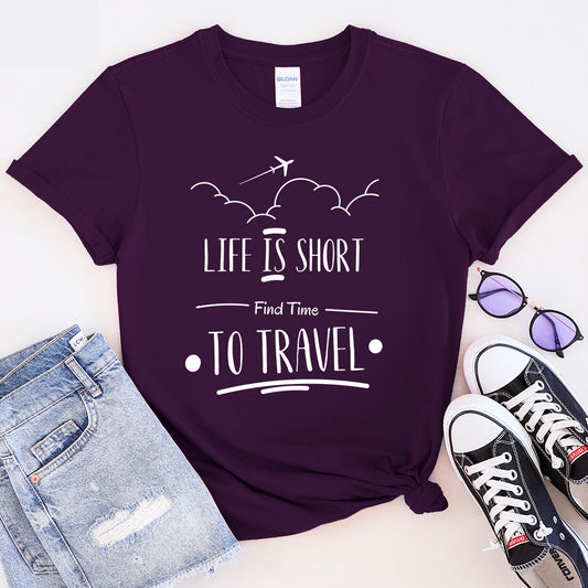 Life is Short Travel T-shirt